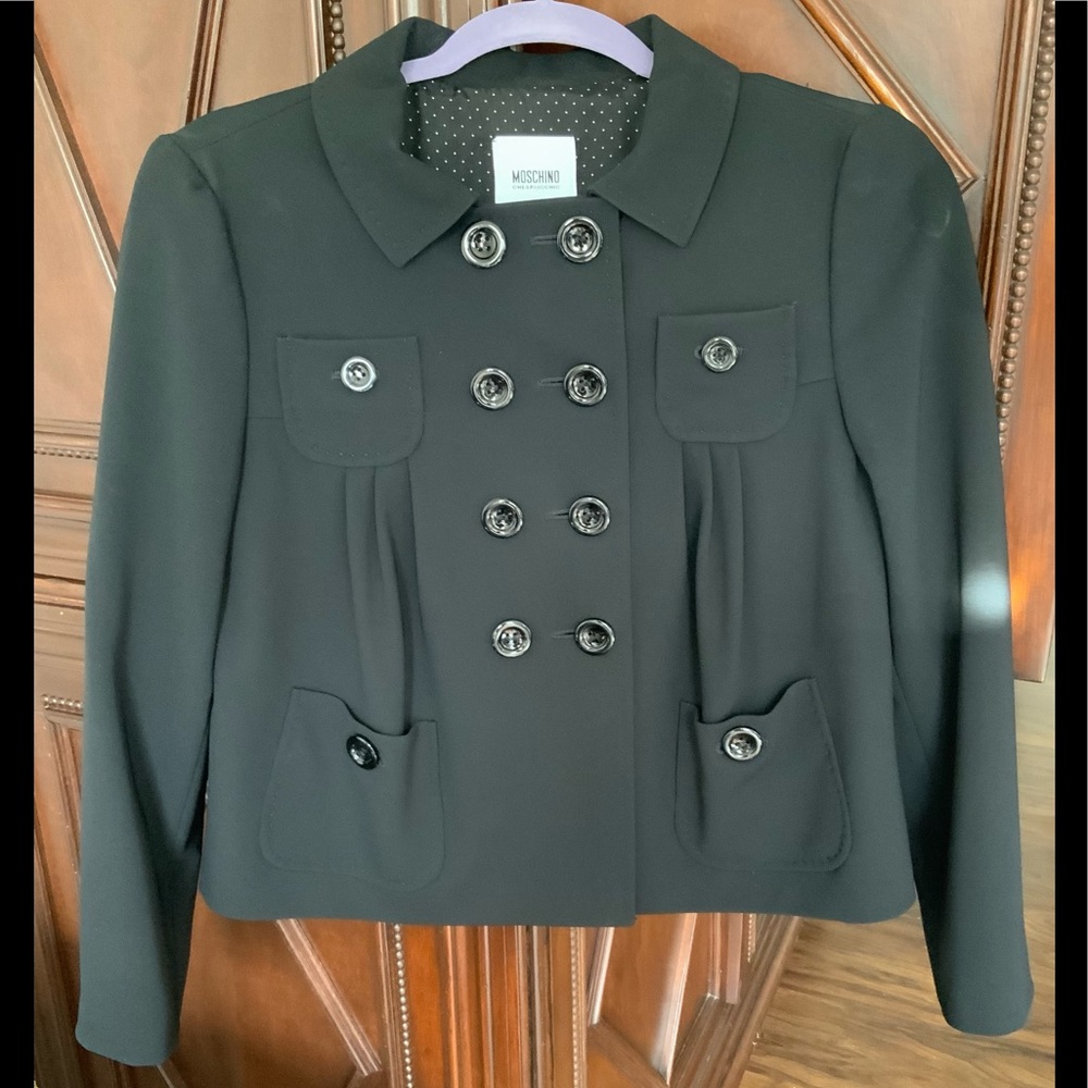Black jacket by Moschino size 40